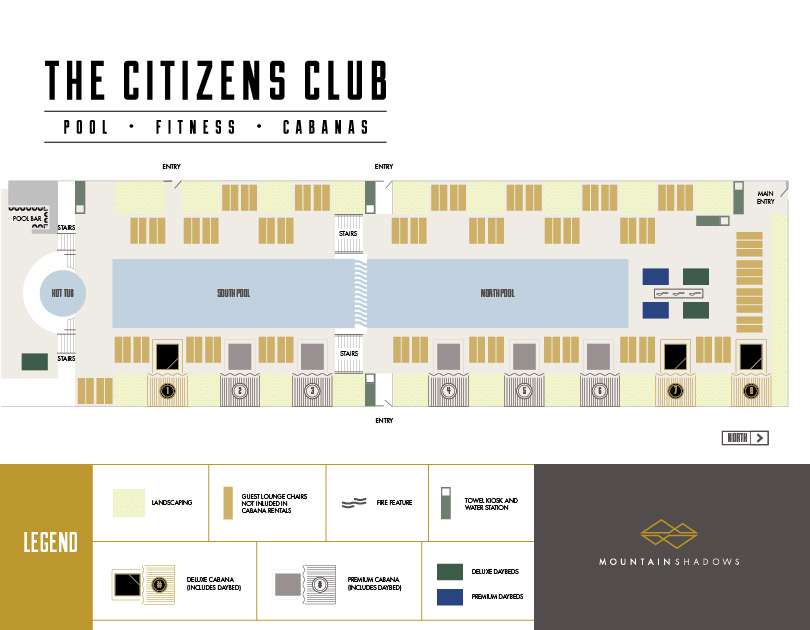 The Citizens Club Illustrated Map