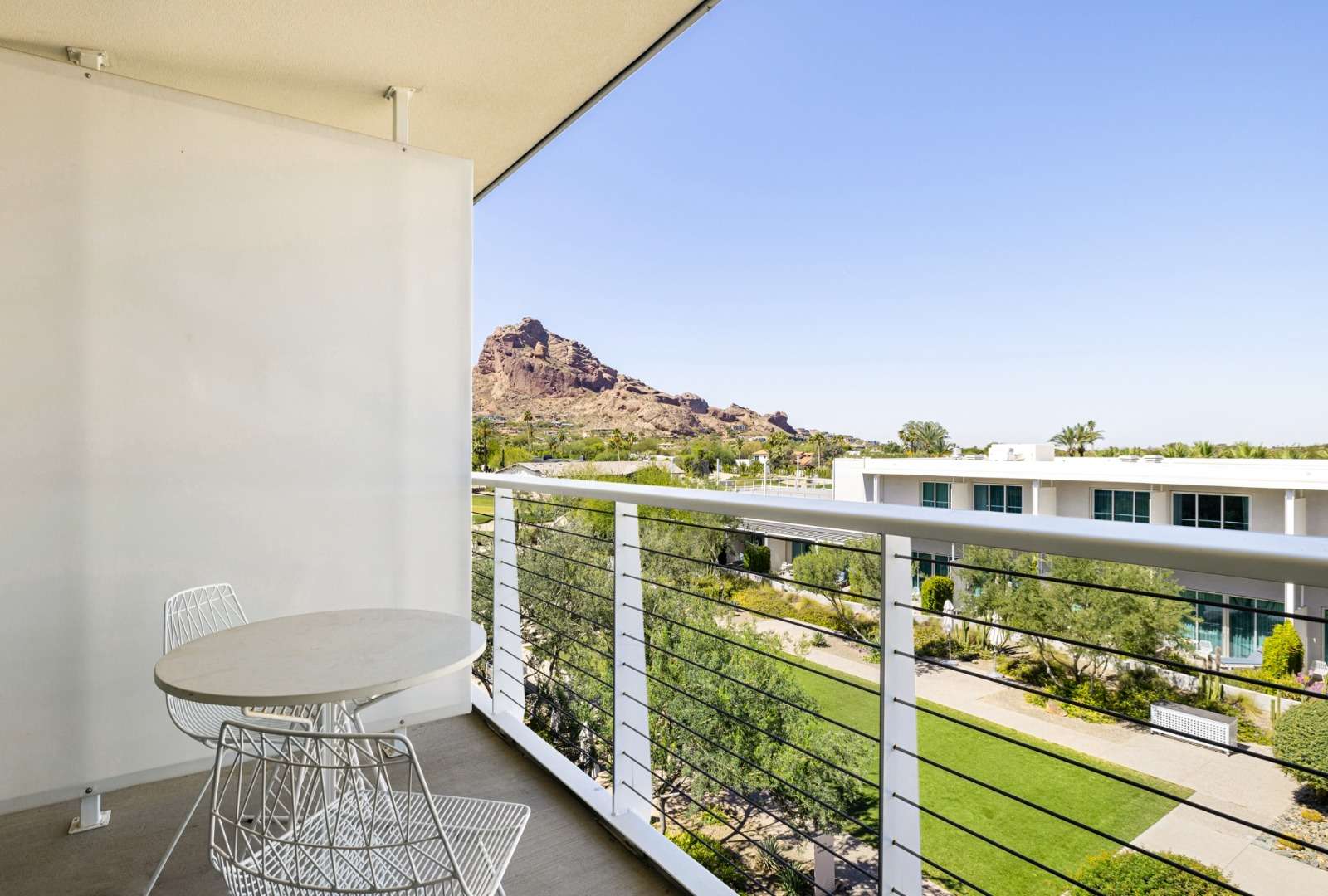 Immerse Premium Guestroom Balcony View to Camelback Mountain